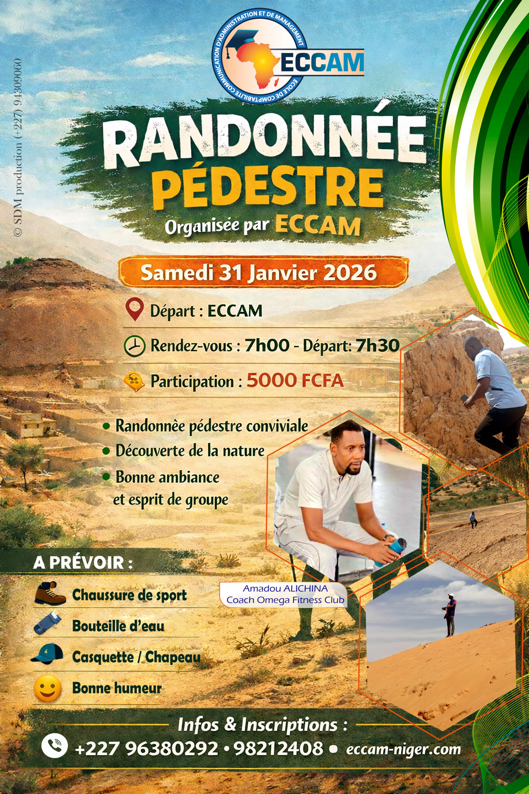 🥾 RANDONNÉE PÉDESTRE – ECCAM-2026